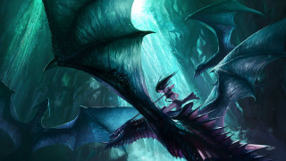 Dragon long tail long tail - a cave free wallpaper