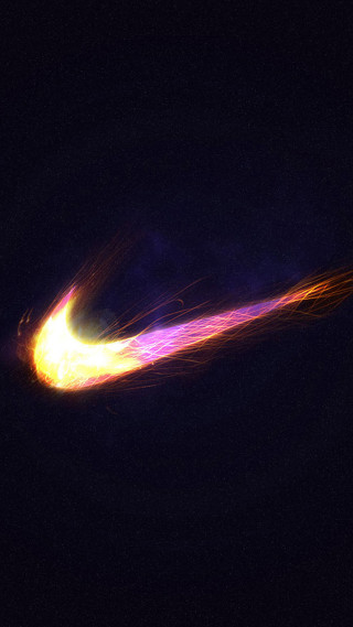 Bright orange yellow fireworks moon - free new year wallpaper