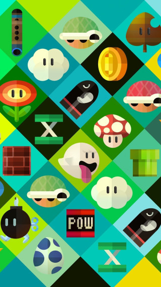 Colorful checkered background variety of - game art free wallpaper