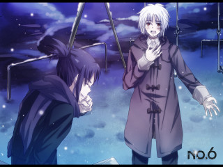 Anime characters sky background clouds 12 - two anime character free wallpaper