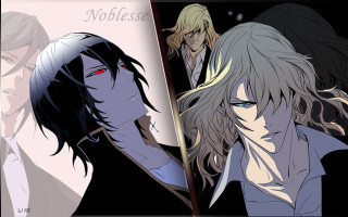 Anime couple long hair red - red eye free wallpaper