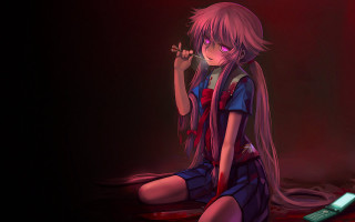 Alice prin yandere blood glowing - her mouth free wallpaper