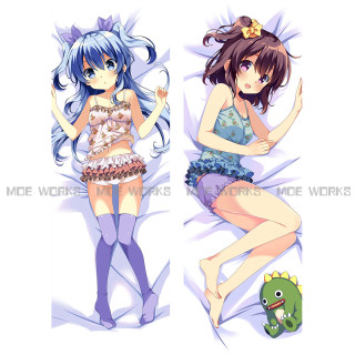 Anime girls bed dinosaur dress - a bed free wallpaper