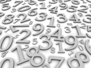 Numbers pattern repetition uniformity sequence - number free wallpaper