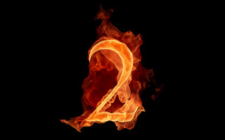 Fire letter black background red 3 - 2 d game art free wallpaper