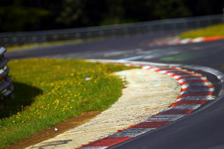 Motorcycle race track grass flowers - the side of the road free wallpaper