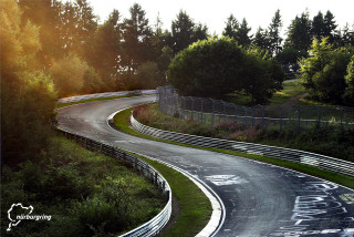 Winding road fence trees background - a fence and trees free wallpaper