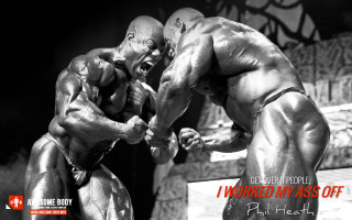Competition men hands together head - heavy free wallpaper