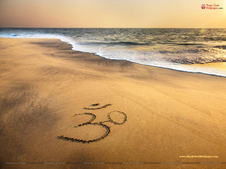 Beach sign omshan tranquil minimalism - a picture of a beach free wallpaper