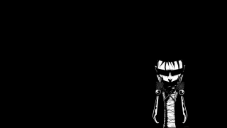 Black white photo mask person - minimalism free wallpaper