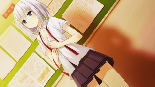 Girl standing wall book side - the wall behind her free wallpaper