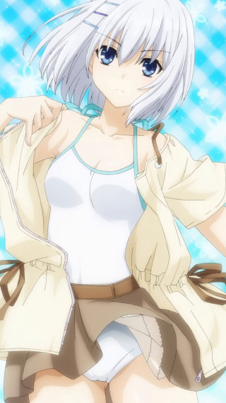 White haired blue eyed woman - white hair free wallpaper