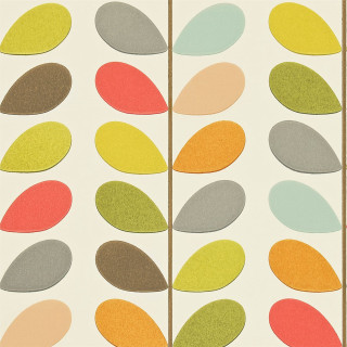 Colorful wall plant leaves postminimalism - different color free wallpaper