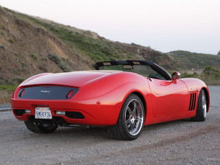 Red sports car parked hill - near free wallpaper for desktop