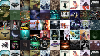 Movie collage man woman posters - beautiful composition free wallpaper