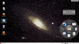 Computer galaxy clock timezone background - eden box free wallpaper