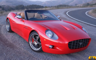 Red sports car mountain range 6 - ahmed yacoubi free wallpaper