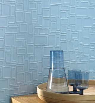 Wooden tray two glasses vase - art deco free wallpaper