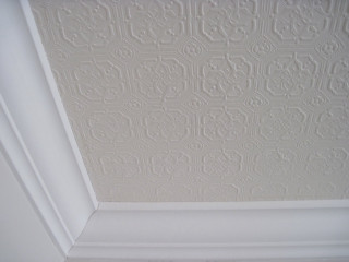 Ceiling white tile fan corner - open ceiling free wallpaper