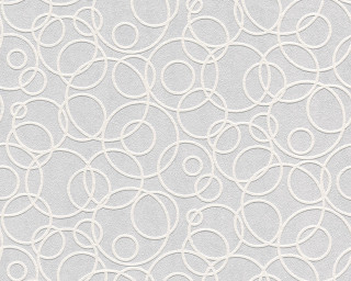 White wall circles pattern background - a pattern of circles free wallpaper