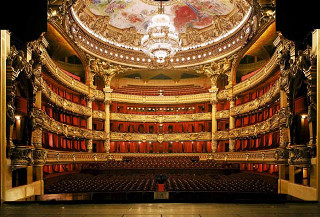 Auditorium chandelier ceiling clock large - theatrical free wallpaper