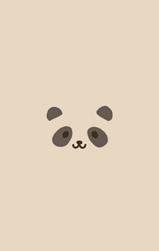 Panda face with mustache image - a black nose free wallpaper