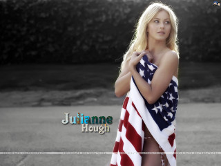 Woman bathing suit holding flag - a flag free wallpaper