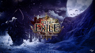 Dark snowy cave path exit - a path free wallpaper