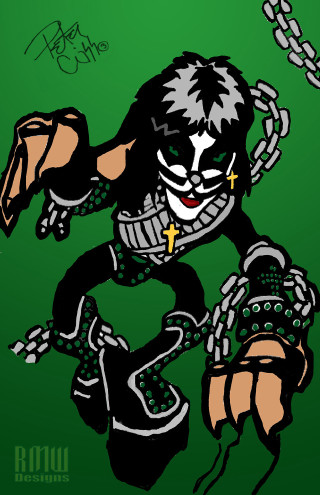 Chains mask person drawing art - their face free wallpaper