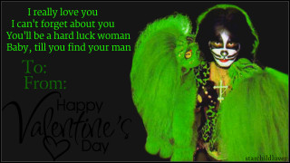 Man green costume mask hair - romantic free wallpaper