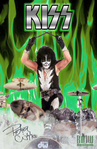 Man black white drum kit - bill ward free wallpaper