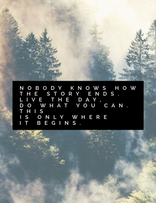Forest quote image beautiful nature - e. william gollings free wallpaper