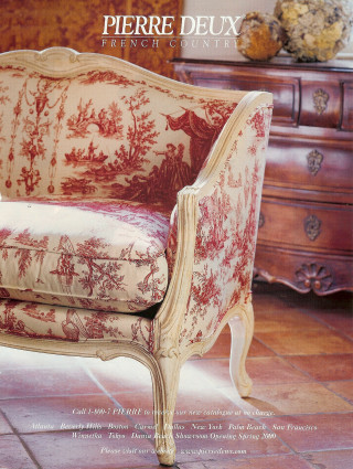 Rococo chair red white pattern - feature free wallpaper