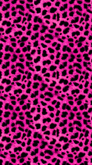 Pink black animal print furry 2 - furry free wallpaper