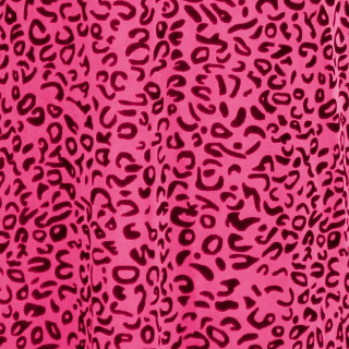 Pink black animal print fabric - maximalism free wallpaper