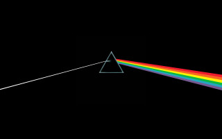 Dark side moon rainbow light 13 - a dark side of the moon free wallpaper
