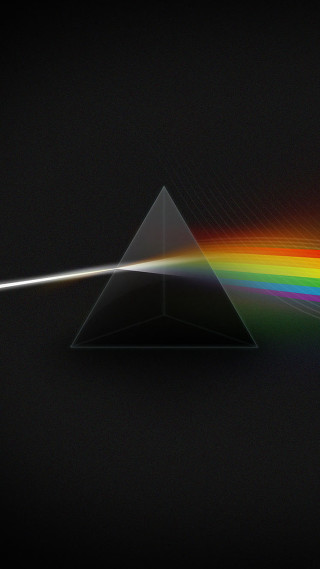 Dark side moon rainbow light 10 - a dark side of the moon free wallpaper