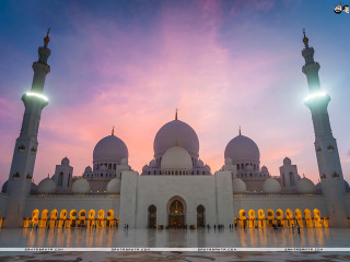 Large white building tall towers - amir zand free wallpaper