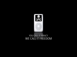 Skull crossbones apple music quote - banksy free wallpaper