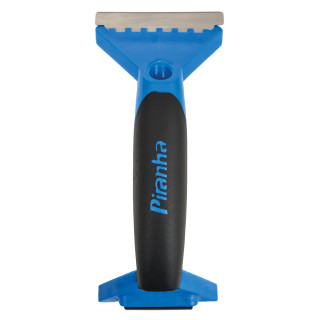 Blue razor black handle white - private press free wallpaper
