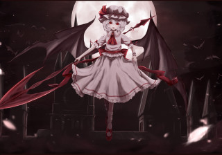 Girl bat wings dress full - bat free wallpaper