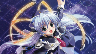Anime character long white hair 7 - a blue outfit free wallpaper