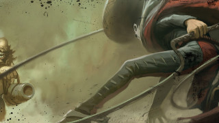 Man demon sword desert action - ben templesmith free wallpaper