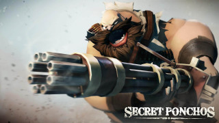 Secret ponchos character gun menacing - a character free wallpaper