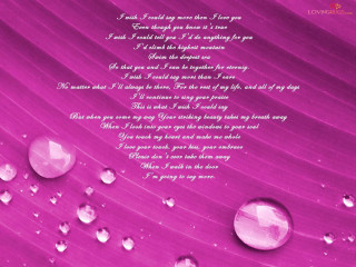 Purple background water drops poem 2 - a poem free wallpaper