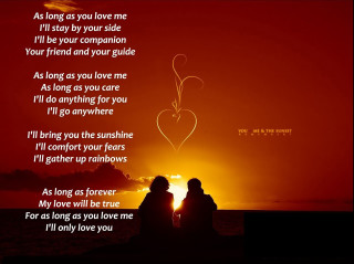 Couple bench sunset poem romance - bracha l. ettinger free wallpaper