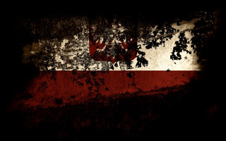 Red white black flag wall - a wall free wallpaper