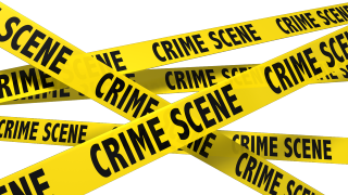 Yellow caution tape crime scene - a group free wallpaper