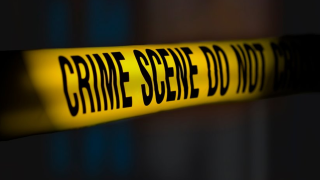 Crime scene police line yellow - lettering free wallpaper