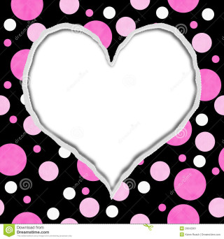 Heart pink white bubbles moon - a heart free wallpaper